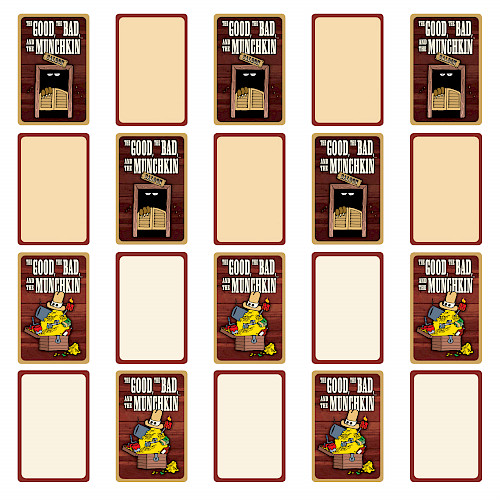 The Good, the Bad, and the Munchkin Blank Cards cover