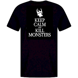 Keep Calm and Kill Monsters T-shirt cover