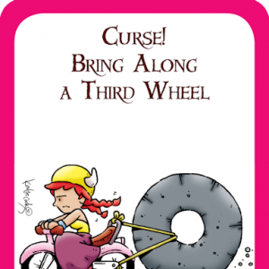 Curse! Bring Along a Third Wheel Munchkin Promo Card cover