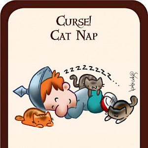 Curse! Cat Nap Munchkin Promo Card cover