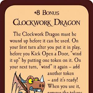 Clockwork Dragon Munchkin Promo Card cover