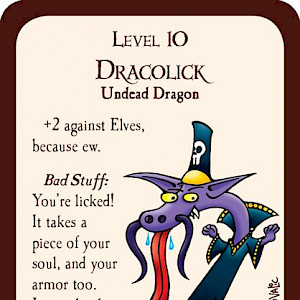 Dracolick Munchkin Promo Card cover