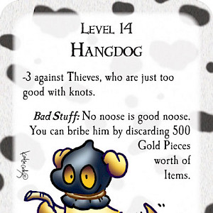 Hangdog Munchkin Promo Card cover