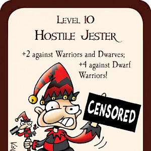 Hostile Jester Munchkin Promo Card cover