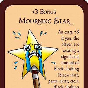 Mourning Star Munchkin Promo Card cover
