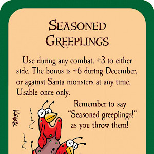 Seasoned Greeplings Munchkin Promo Card cover