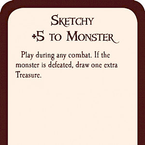 Sketchy Munchkin Promo Card cover