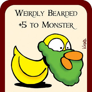 Weirdly Bearded Munchkin Booty Promo Card cover