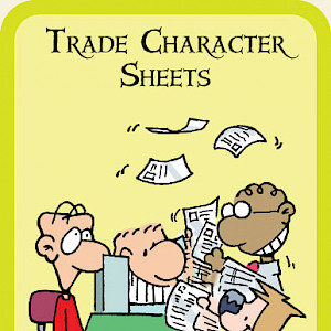 Trade Character Sheets Munchkin Cthulhu Promo Card cover
