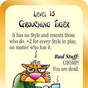 Grouching Tiger Munchkin Fu Promo Card cover