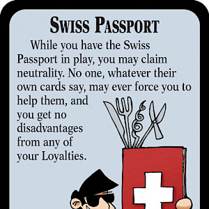 Swiss Passport Munchkin Impossible Promo Card cover