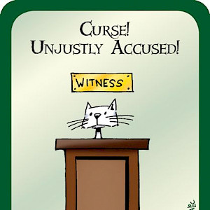 Curse! Unjustly Accused! Munchkin Promo Card cover