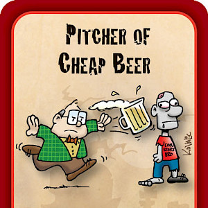 Pitcher of Cheap Beer Munchkin Zombies Promo Card cover