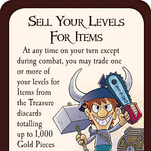 Sell Your Levels For Items Munchkin Promo Card cover