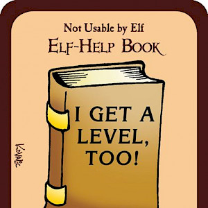 Elf-Help Book Munchkin Promo Card cover