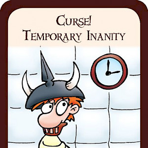 Curse! Temporary Inanity Munchkin Promo Card cover