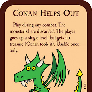 Conan Helps Out Munchkin Promo Card cover