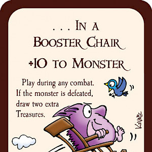 . . . In a Booster Chair Munchkin Promo Card cover