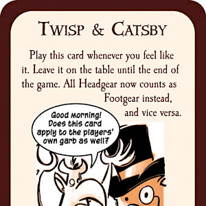 Twisp & Catsby Munchkin Promo Card cover