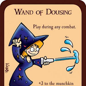 Wand of Dousing Munchkin Promo Card cover