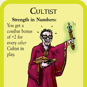 Cultist Munchkin Cthulhu Promo Card cover