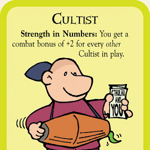 Cultist Munchkin Cthulhu Promo Card cover