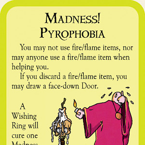 Madness! Pyrophobia Munchkin Cthulhu Promo Card cover
