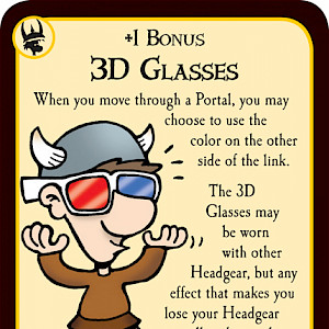 3D Glasses: Munchkin Quest Promo Card cover
