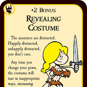 Revealing Costume Munchkin Quest Promo Card cover