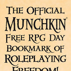 The Official Munchkin Free RPG Day Bookmark of Roleplaying Freedom! cover