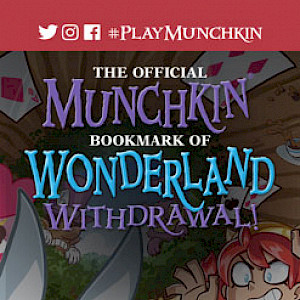 The Official Munchkin Bookmark of Wonderland Withdrawal cover