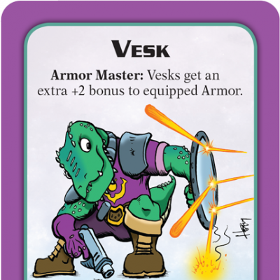 Munchkin Starfinder Preview: Vesk cover