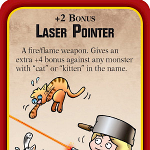 Laser Pointer Munchkin Apocalypse Promo Card cover