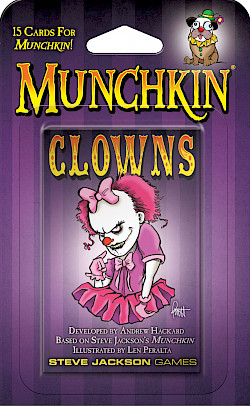 Munchkin Kartenspiel Clowns Expansion Steve Jackson Brettspiele 15 Karten Pack
