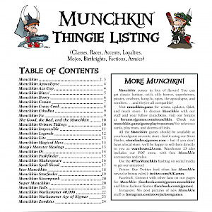 Munchkin Thingies cover