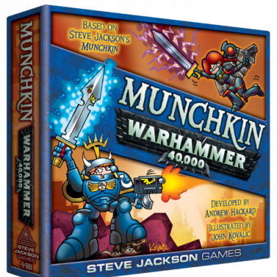 Design Diary: Two Fandoms Walk Into a Bar – Adapting the Warhammer 40,000 "Meta" Into Munchkin cover