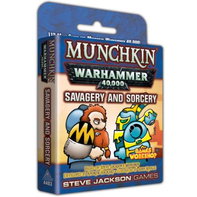 Design Diary - A Peek Inside Munchkin Warhammer 40,000: Savagery and Sorcery cover