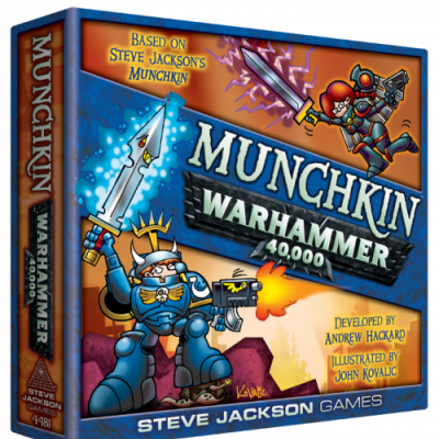 Design Diary: 1,000 Words (Give or Take) About Working With John Kovalic on Munchkin Warhammer 40,000 cover