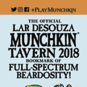 The Official Lar deSouza Munchkin Tavern 2018 Bookmark of Full-Spectrum Beardosity! cover