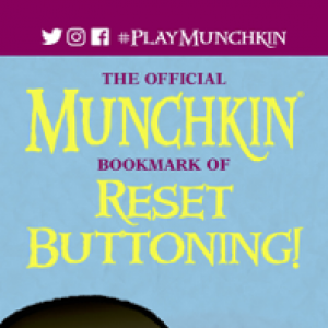 The Official Munchkin Bookmark of Reset Buttoning! cover