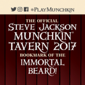 The Official Steve Jackson Munchkin Tavern 2017 Bookmark of the Immortal Beard! cover