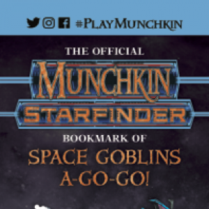 The Official Munchkin® Starfinder® Bookmark of Space Goblins a-Go-Go! cover