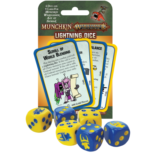 Munchkin Warhammer Age of Sigmar Lightning Dice cover