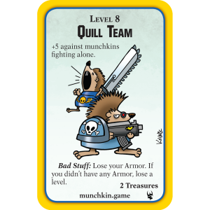 Quill Team Munchkin Warhammer 40,000 Promo Card cover