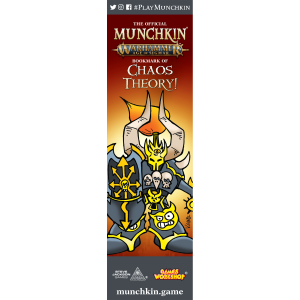 The Official Munchkin Warhammer Age of Sigmar Bookmark of Chaos Theory! cover