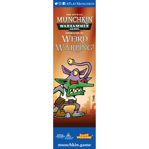 The Official Munchkin Warhammer 40,000 Bookmark of Weird Warping! cover