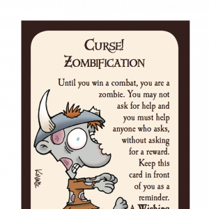 Curse! Zombification Munchkin Promo Card cover
