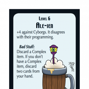 Ale-ien Star Munchkin Promo Card cover