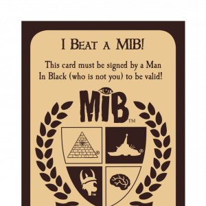 I Beat a MIB! Munchkin Promo Card cover