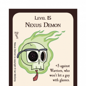 Nexus Demon Munchkin Guest Artist Edition Promo Card cover